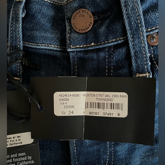 NWT Paige Hoxton straight jeans - Picture 3 of 9